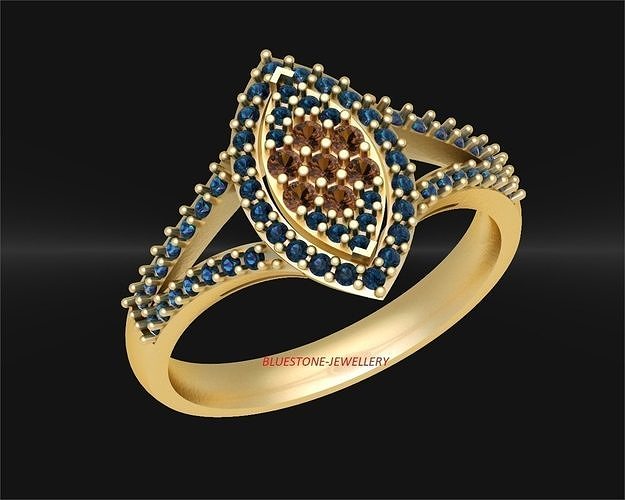 BJ-LADIES RING 287 3D print model