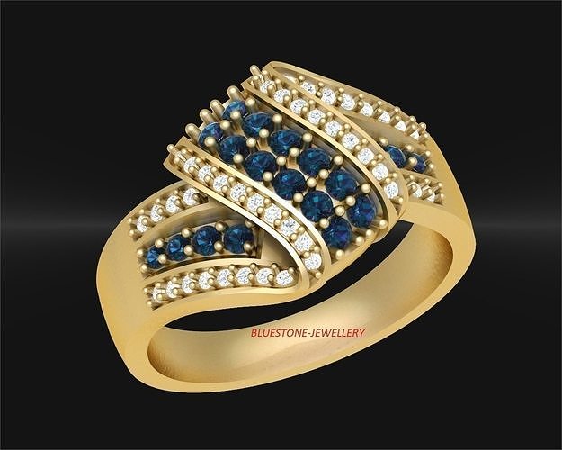 BJ-LADIES RING 289 3D print model