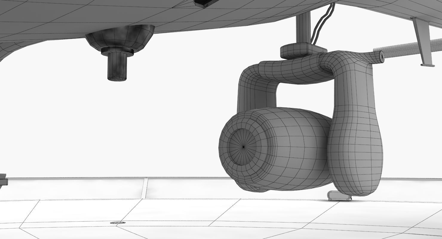 AS-350 Tulsa Police Low-poly 3D model_22