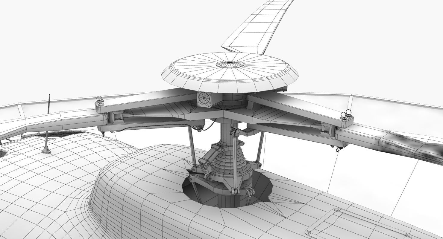 AS-350 Tulsa Police Low-poly 3D model_21