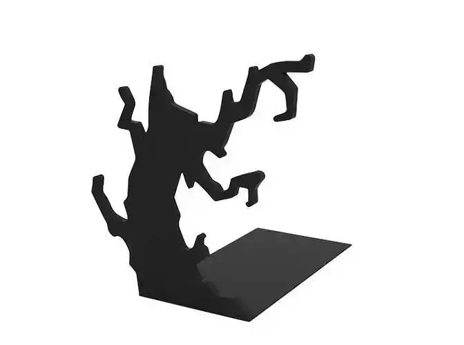 Bookend tree book holder