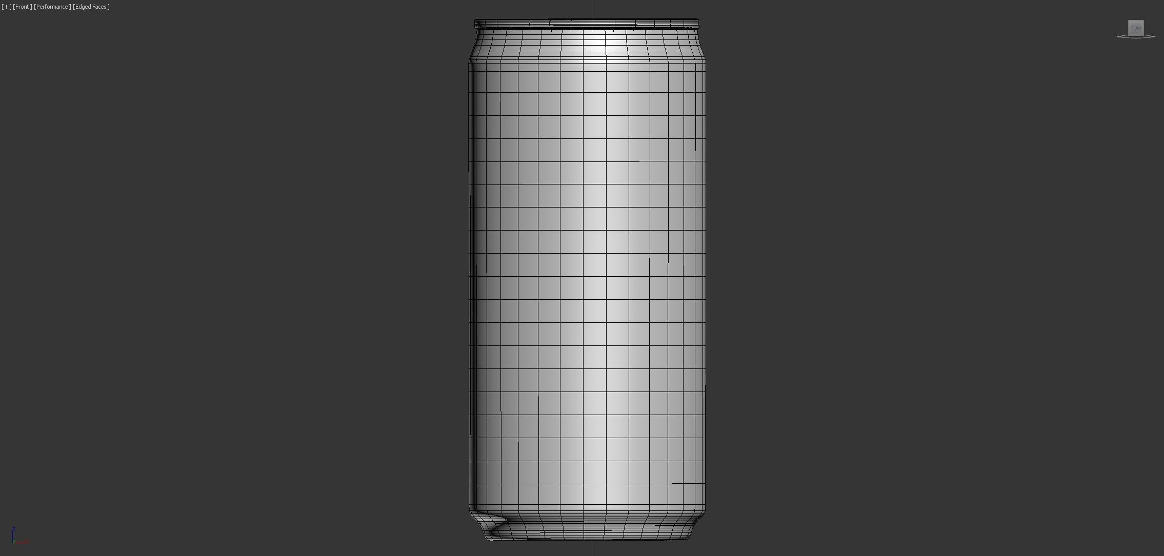 Can With Water Droplets 220ml Red Bull type 3D model_11