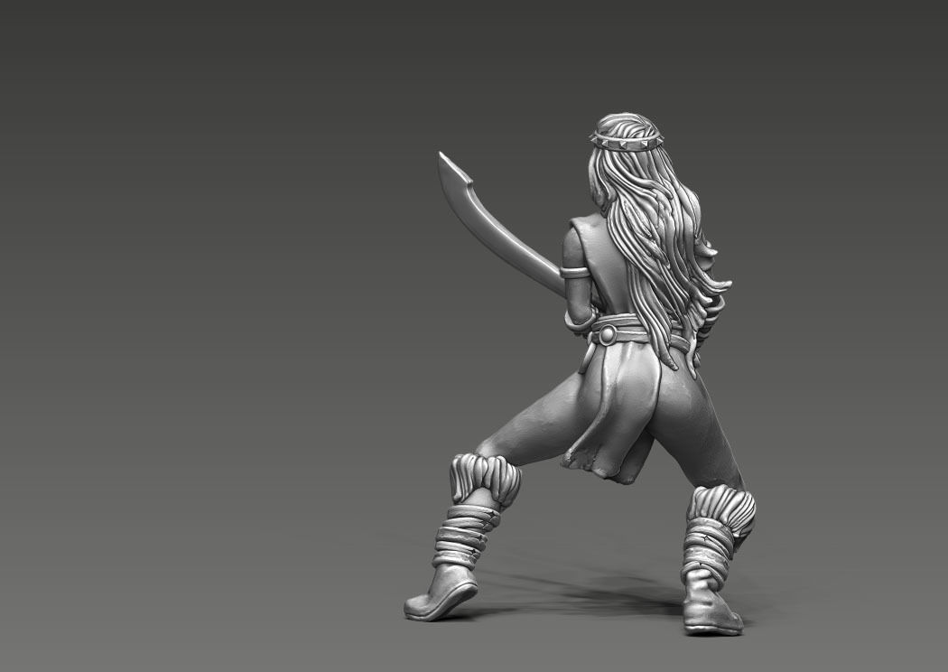 Valeria V2 - 35mm scale  3D print model_4