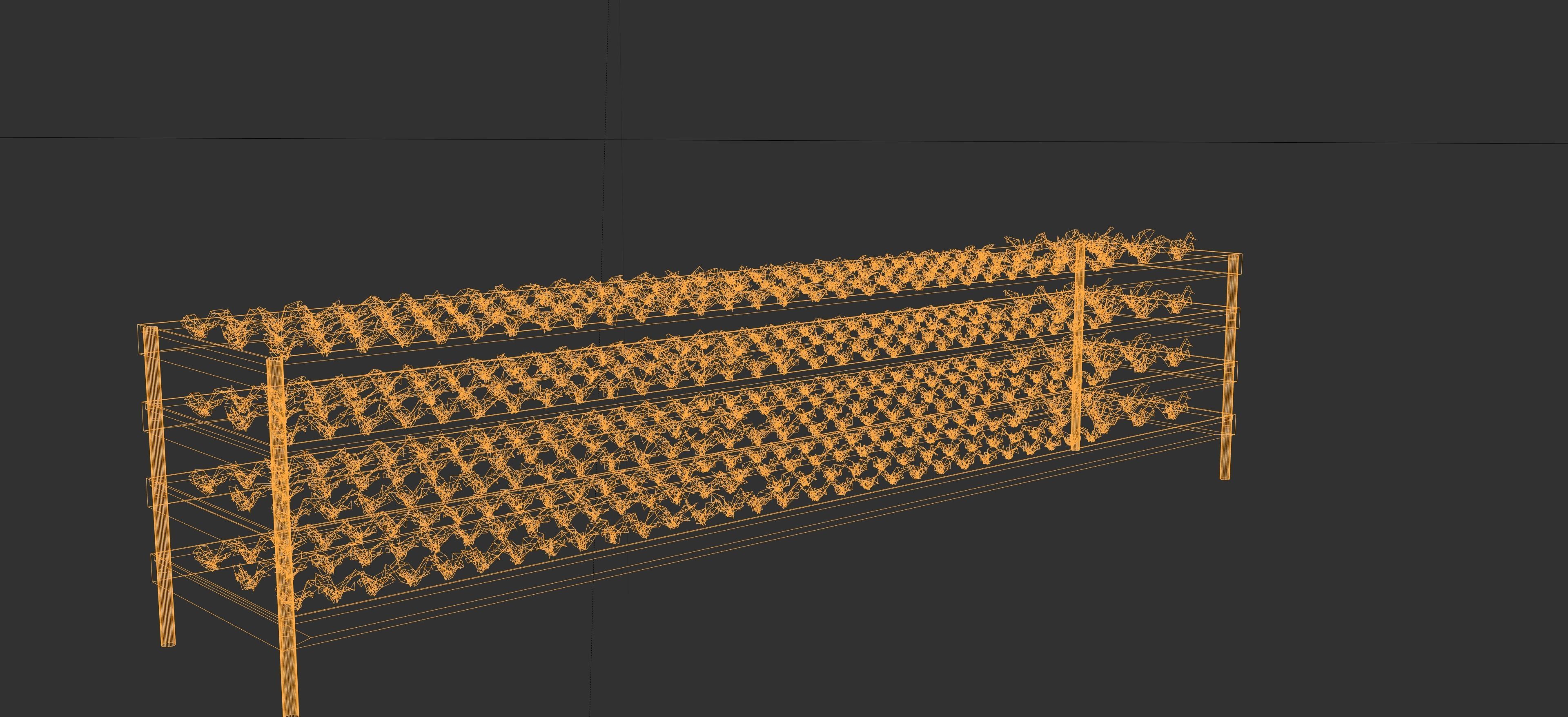 3D Realistic indoor vertical farming Low-poly 3D model_5