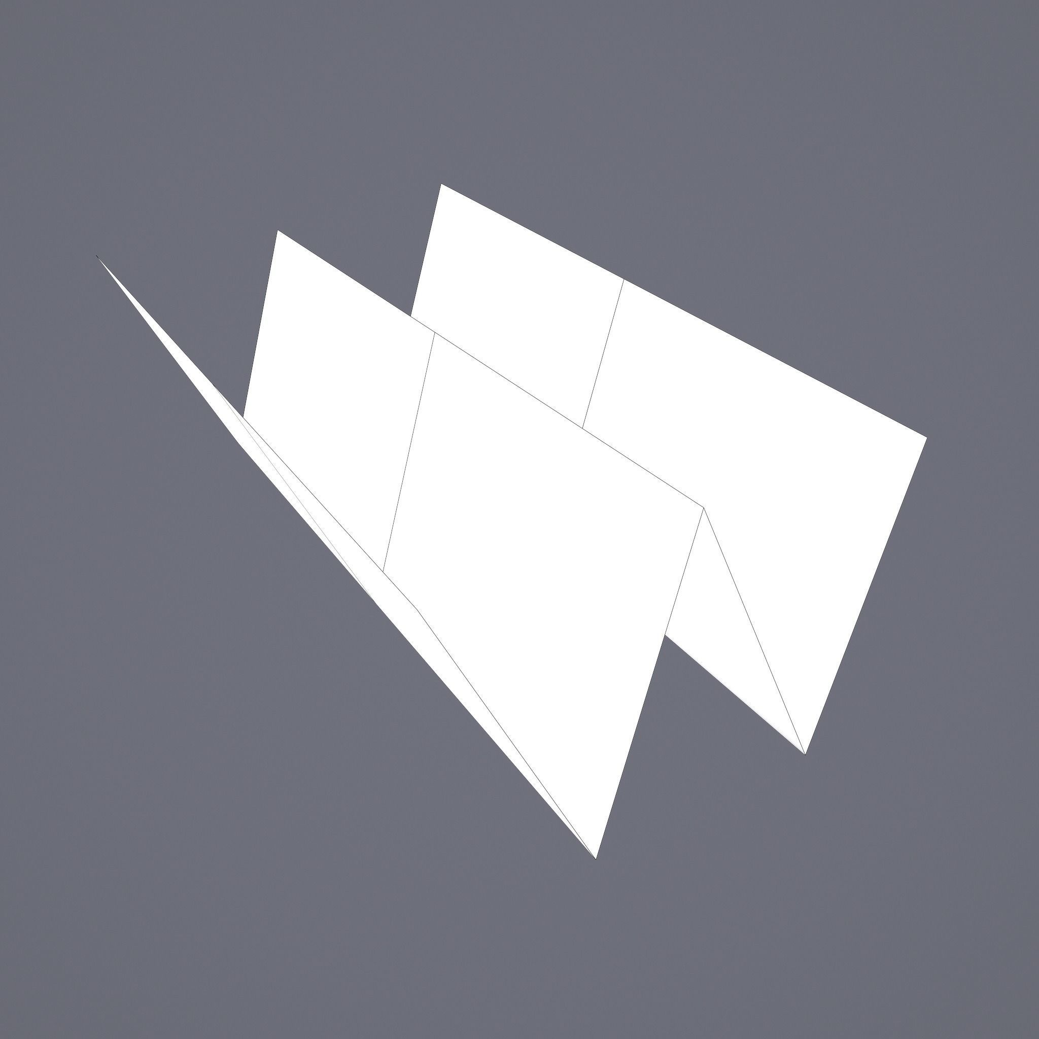 Folding Treasure Map Low-poly 3D model_38