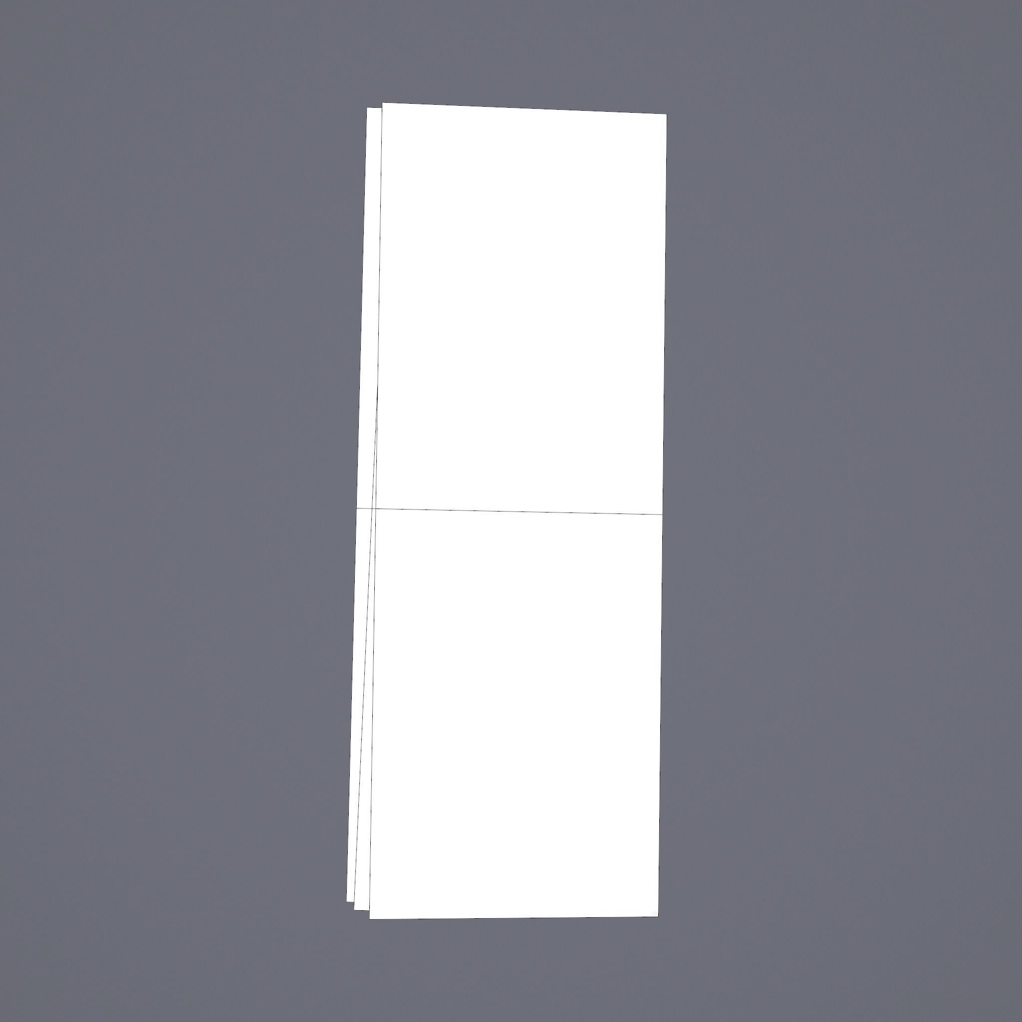 Folding Treasure Map Low-poly 3D model_30