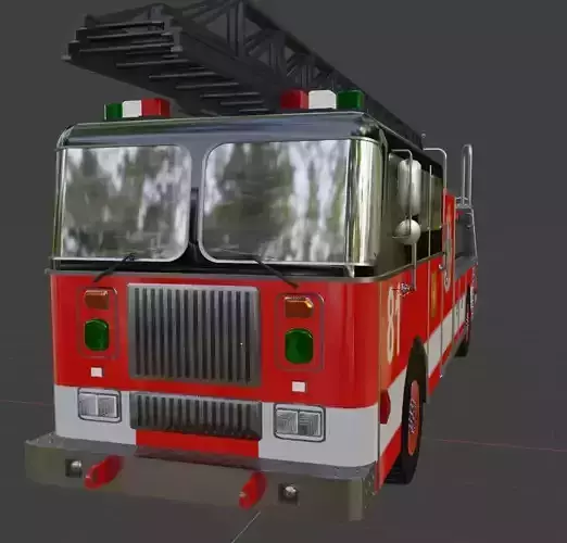 Fire Truck 81 3D model