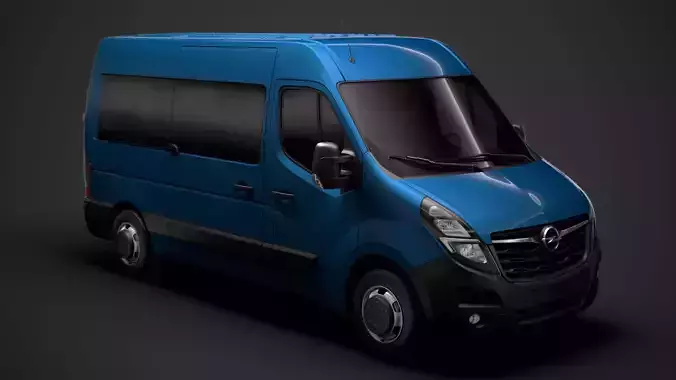 Opel Movano L2H2 WindowVan 2020 3D model