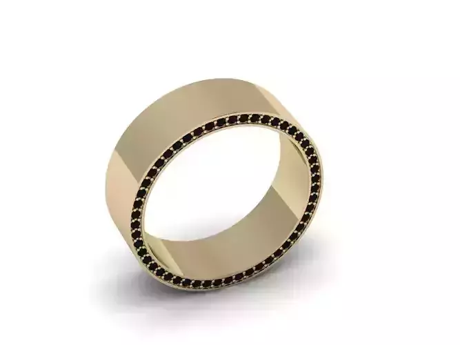 Men Jewelry Ring 001 3D print model