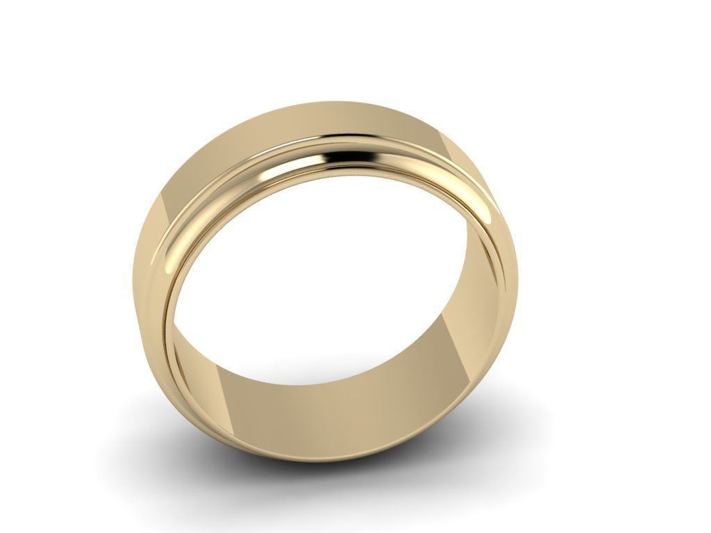 Men Jewerly Ring 005 3D print model_8