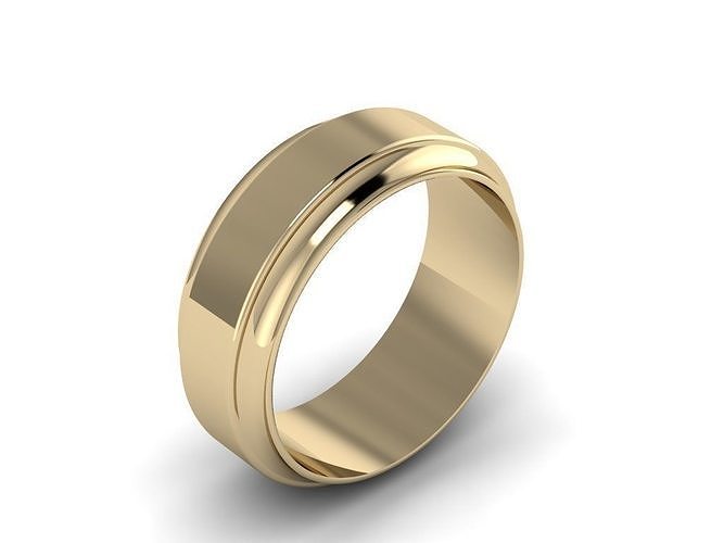 Men Jewerly Ring 005 3D print model