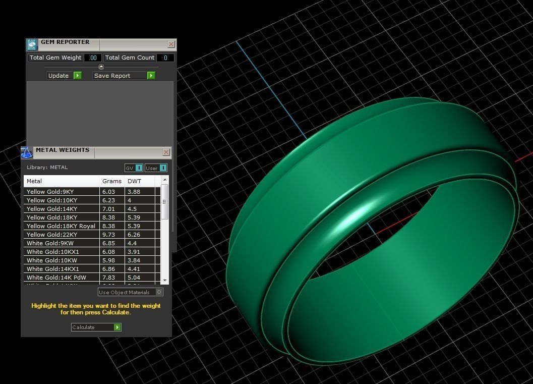 Men Jewerly Ring 005 3D print model_1
