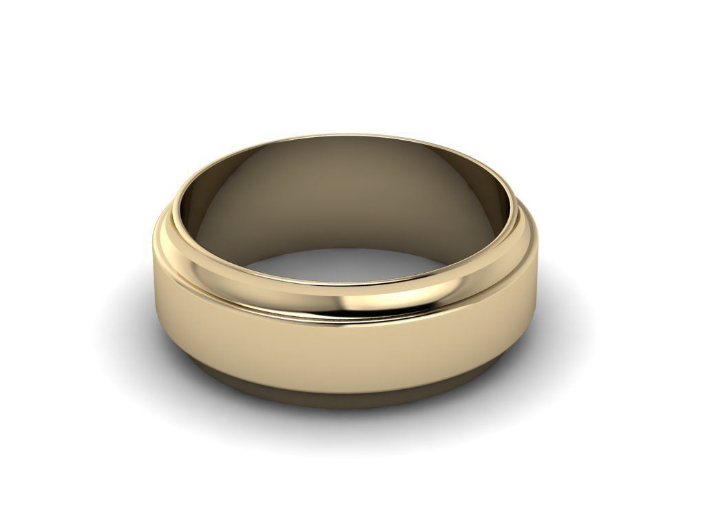 Men Jewerly Ring 005 3D print model_7