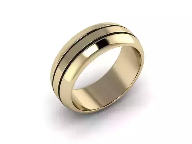 Men Jewerly Ring 007 3D print model