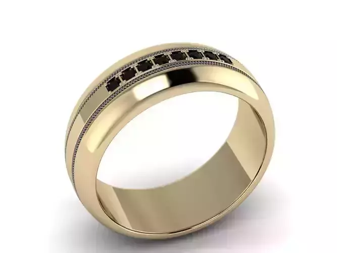 Men Jewerly Ring 008 3D print model