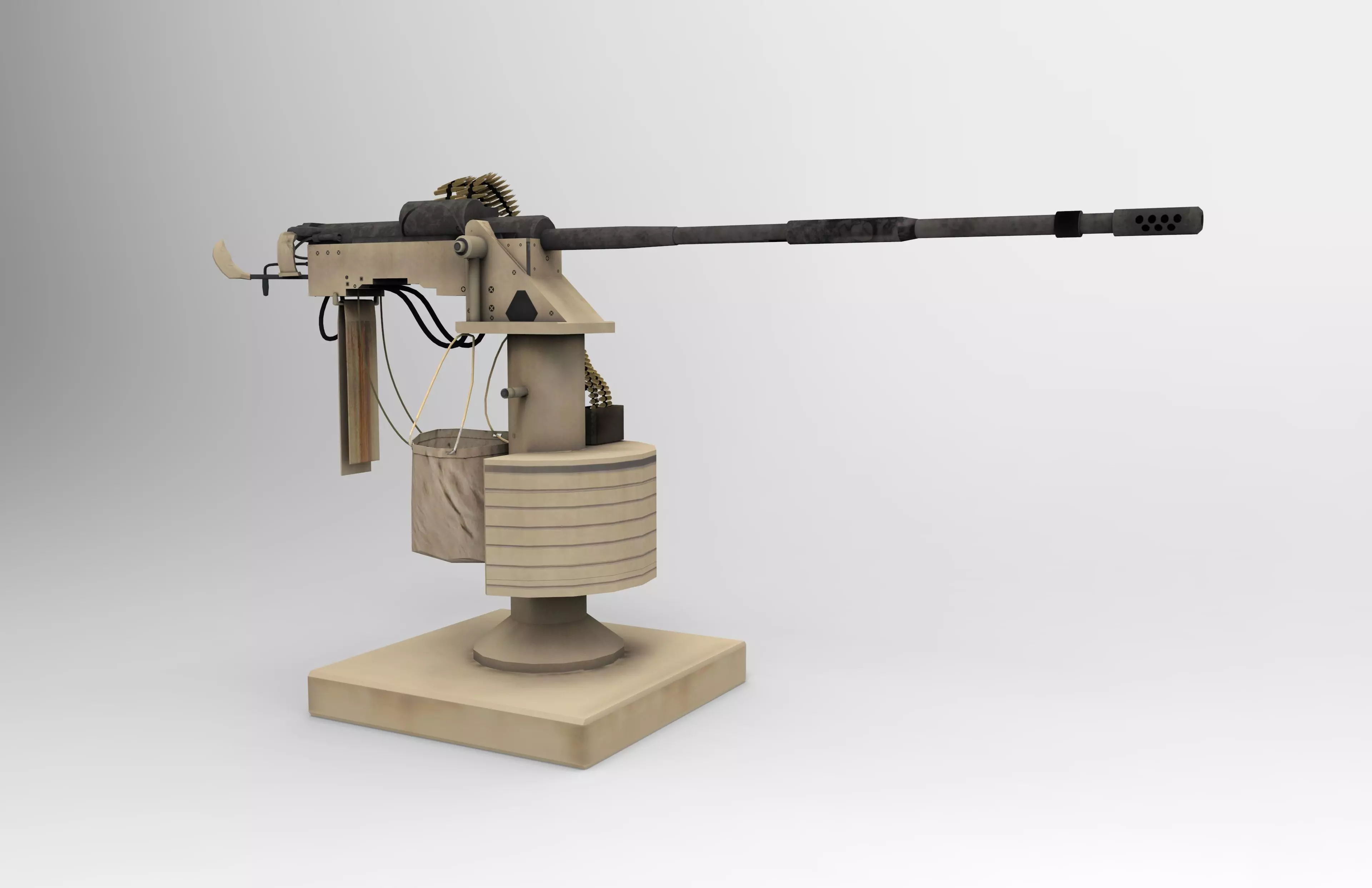 Zeep Gun Low-poly 3D model_0