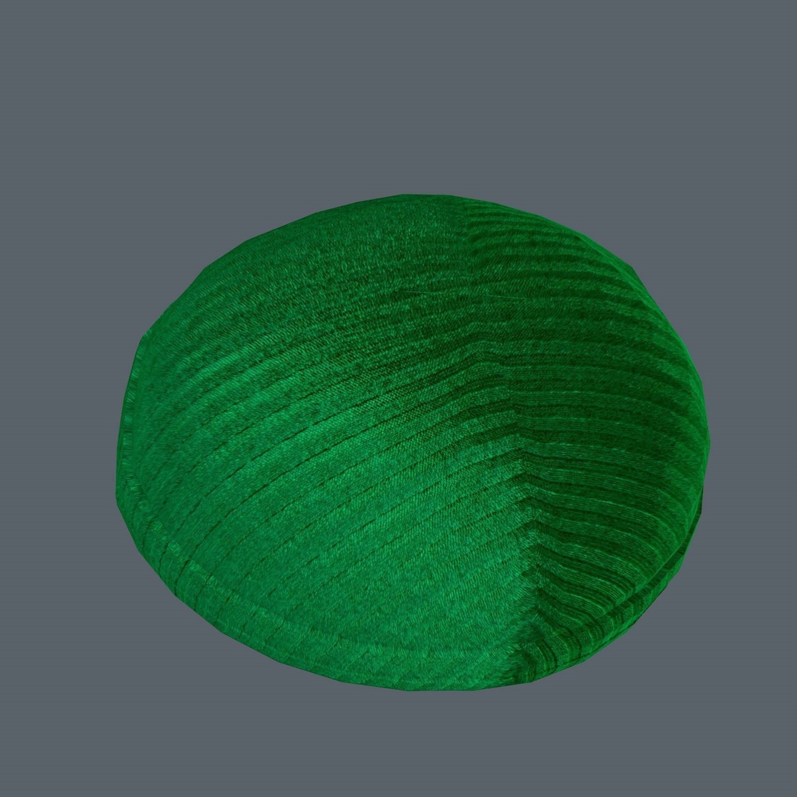 Knit Beanie Cap with Multiple Color Variations 3D model_2