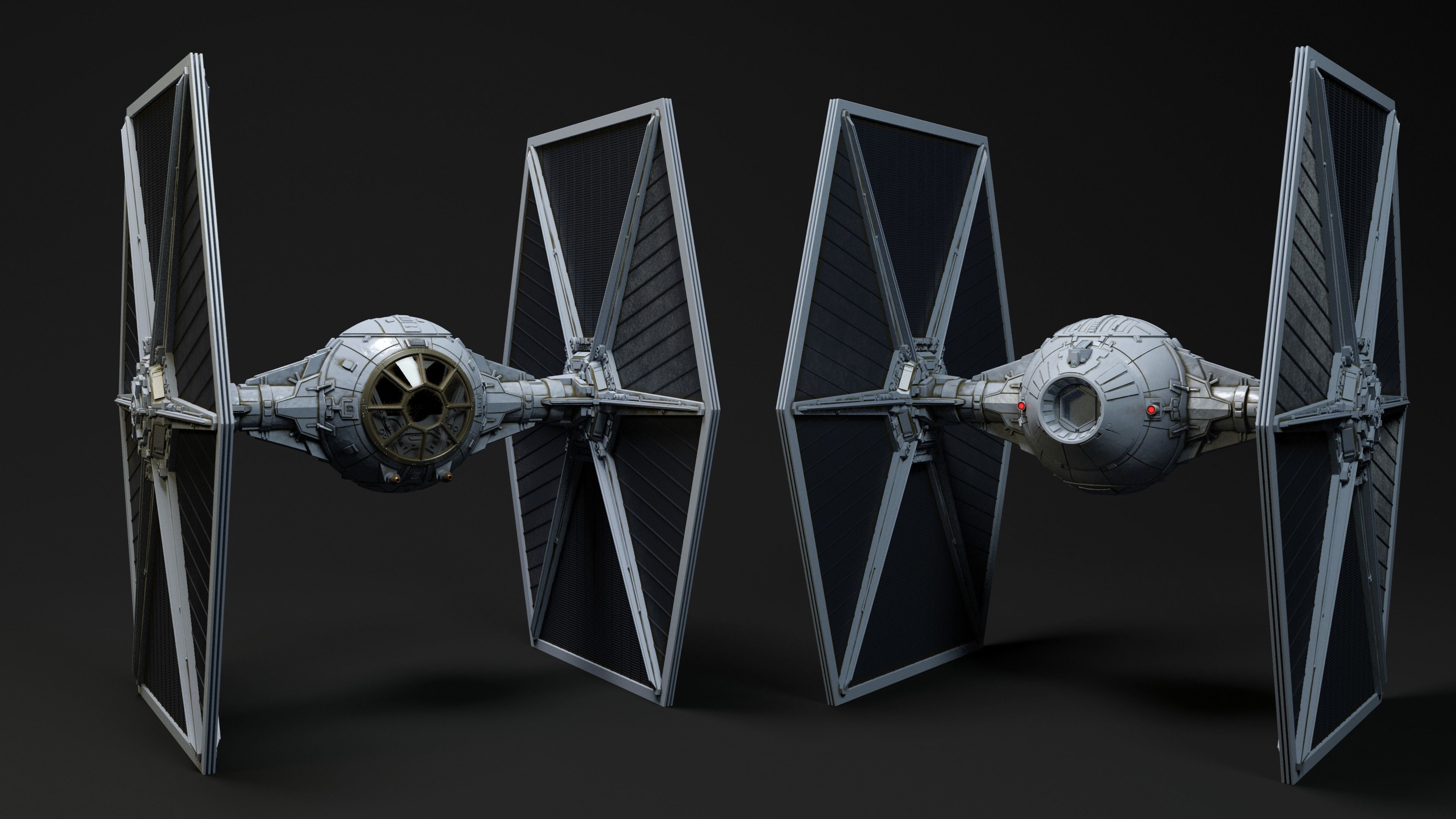TIE FIGHTER - STAR WARS 3D model_1