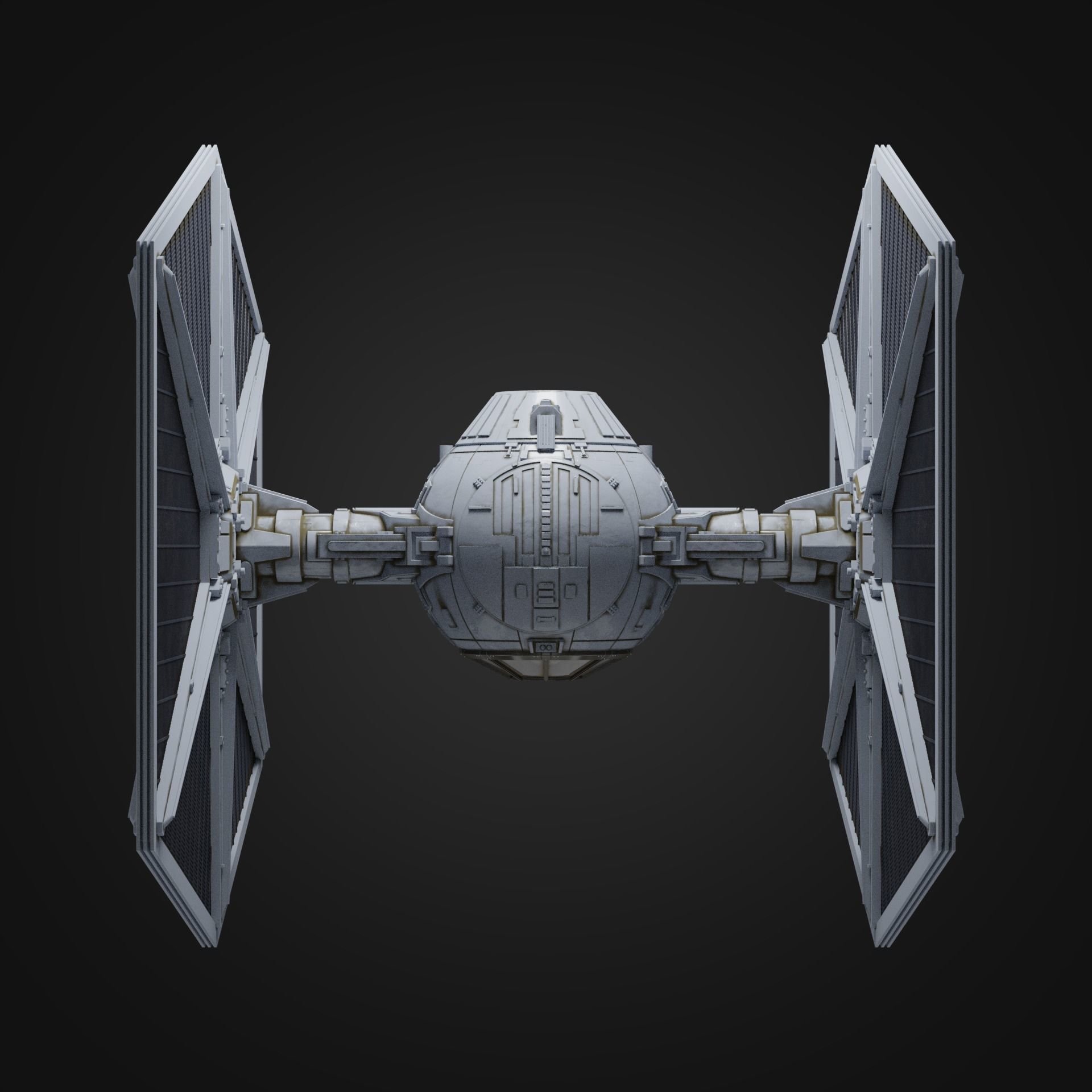 TIE FIGHTER - STAR WARS 3D model_4