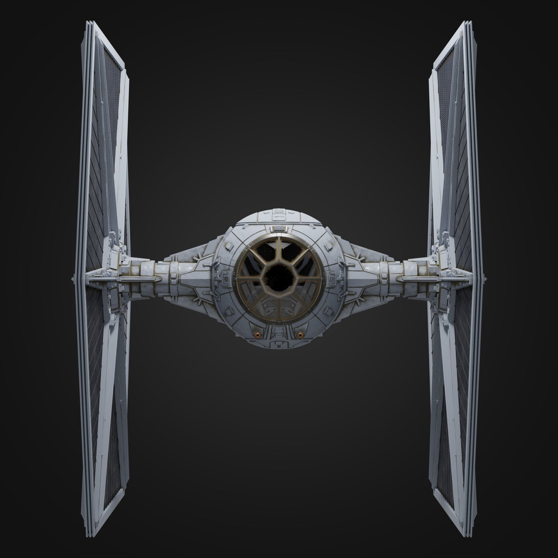 TIE FIGHTER - STAR WARS 3D model_2