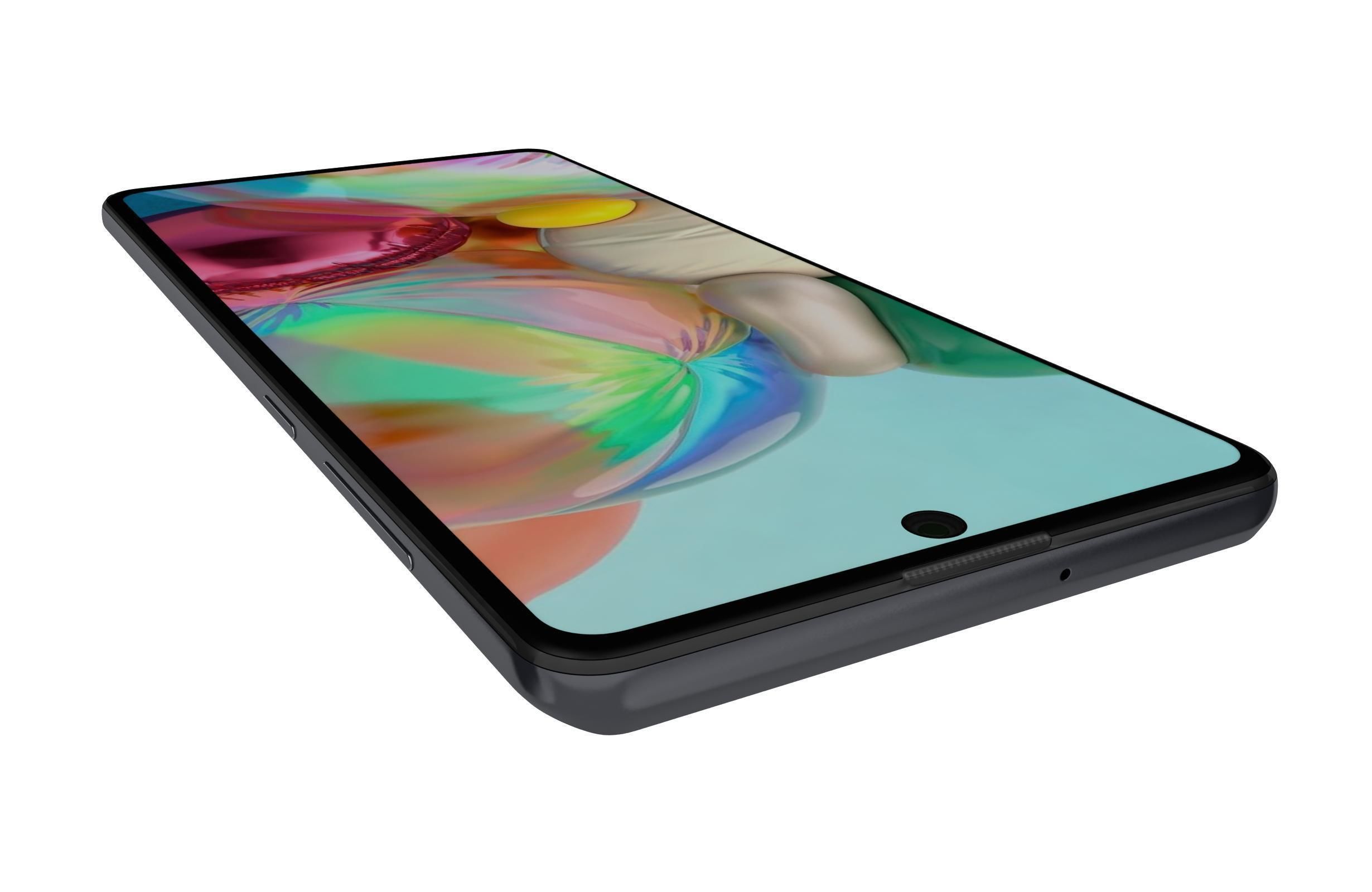 Samsung Galaxy A71 Crush Black 3D model_10