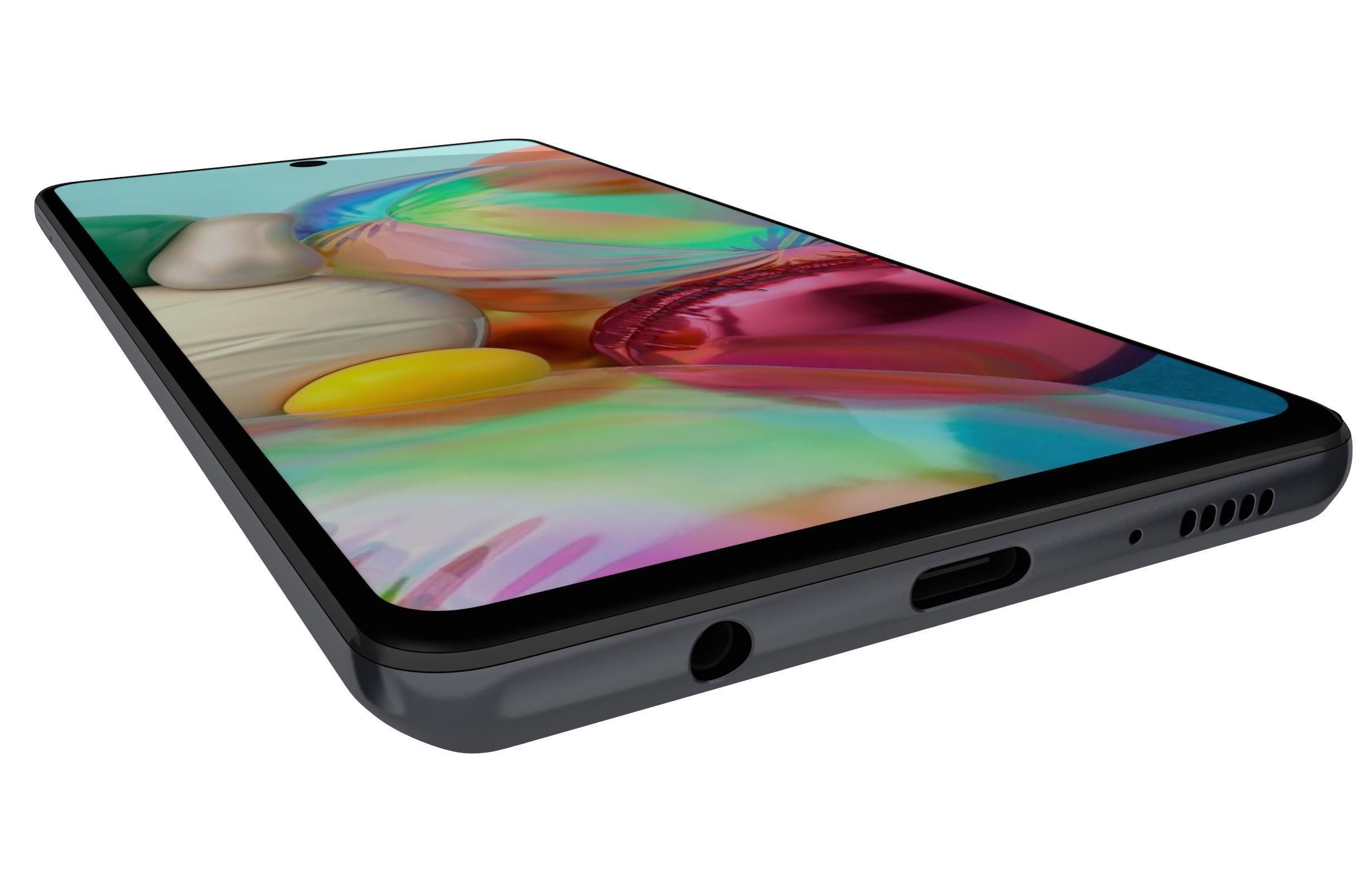 Samsung Galaxy A71 Crush Black 3D model_11