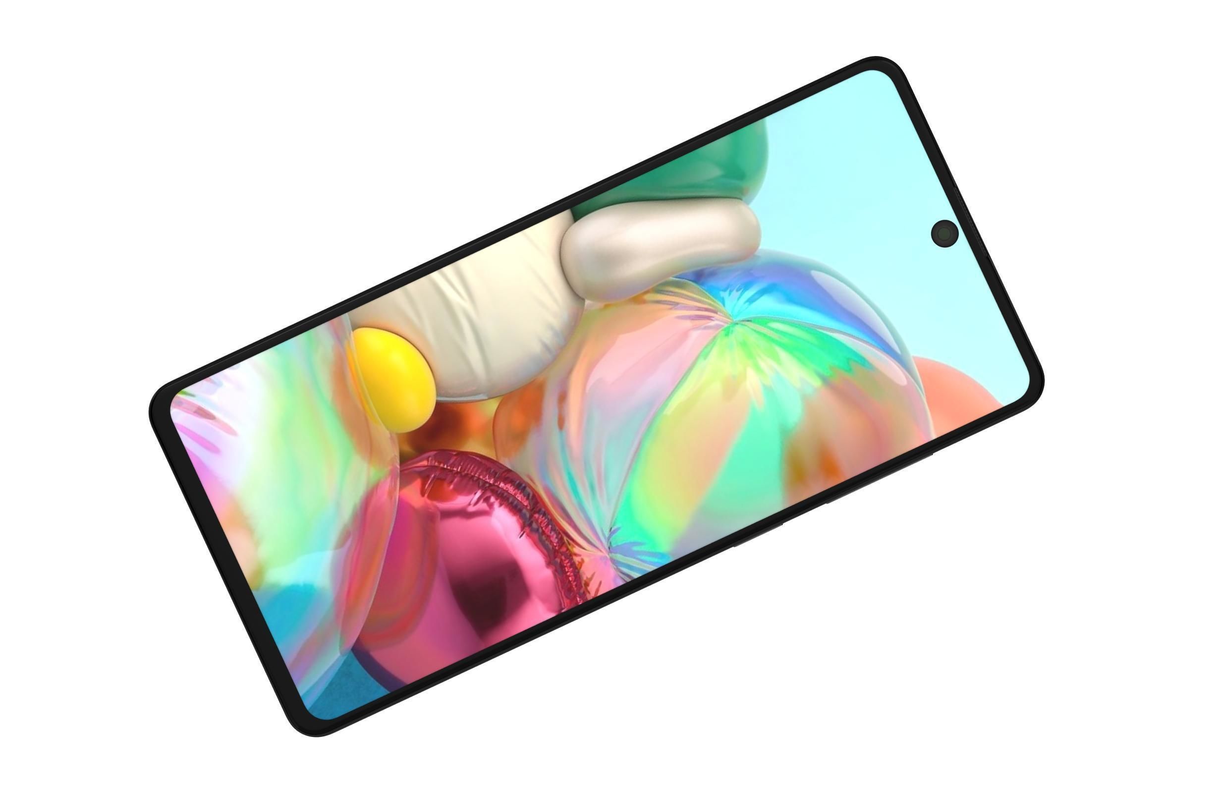 Samsung Galaxy A71 Crush Black 3D model_8