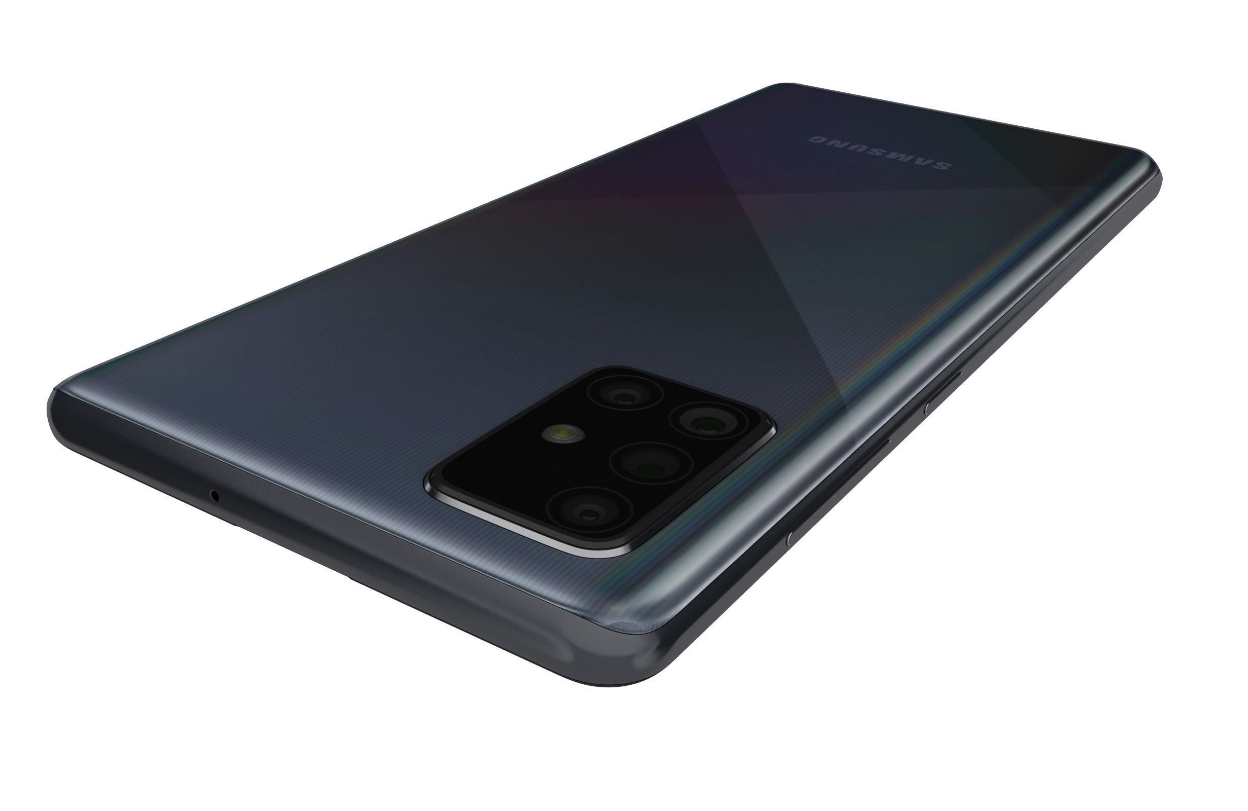 Samsung Galaxy A71 Crush Black 3D model_13