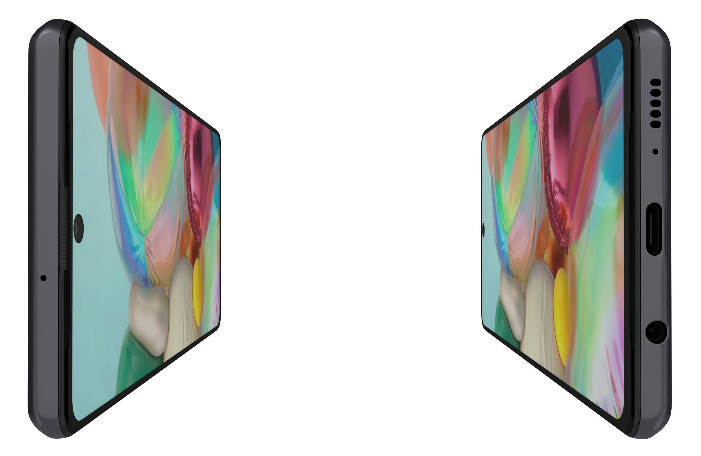 Samsung Galaxy A71 Crush Black 3D model_6