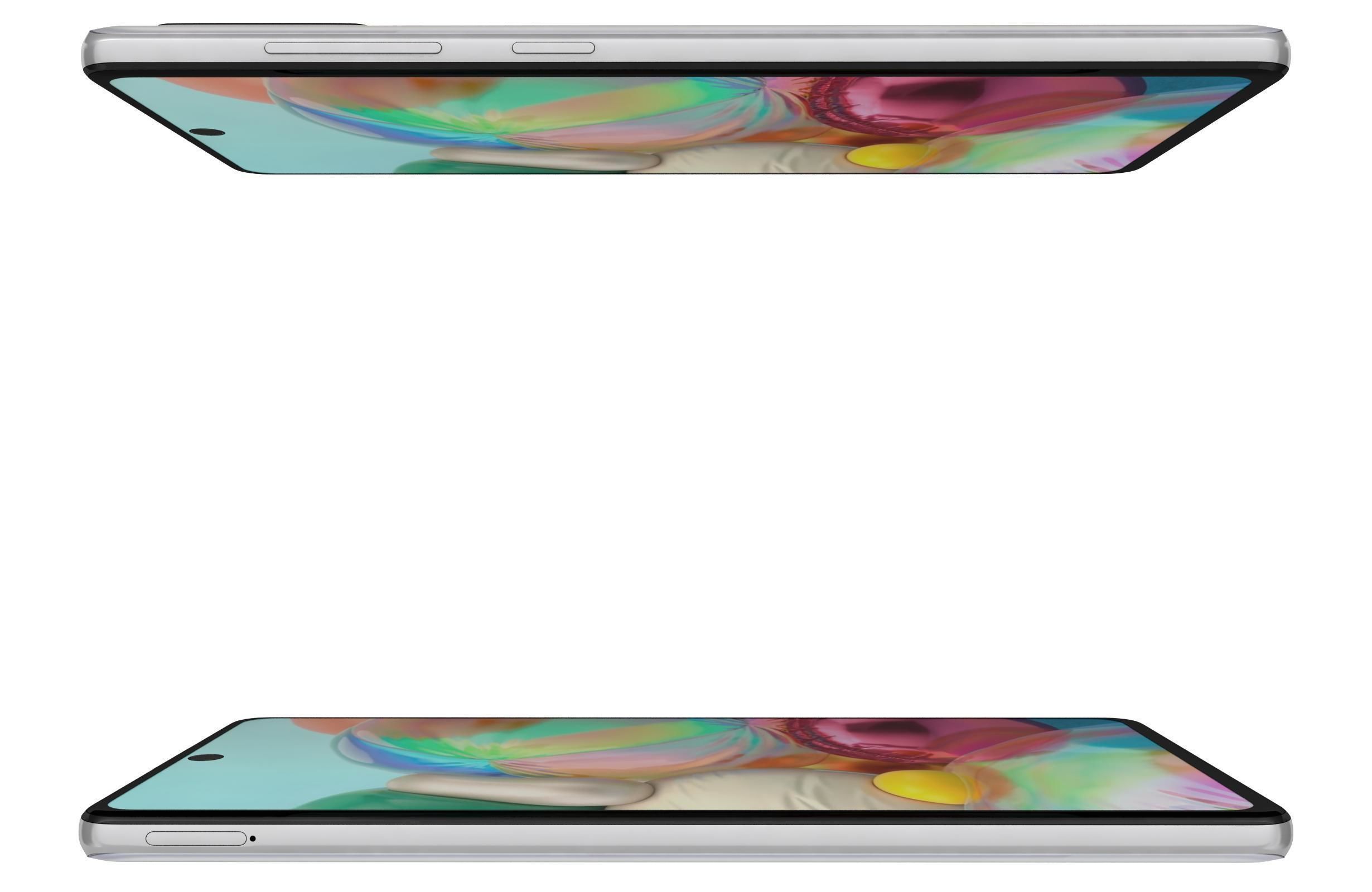 Samsung Galaxy A71 White 3D model_6