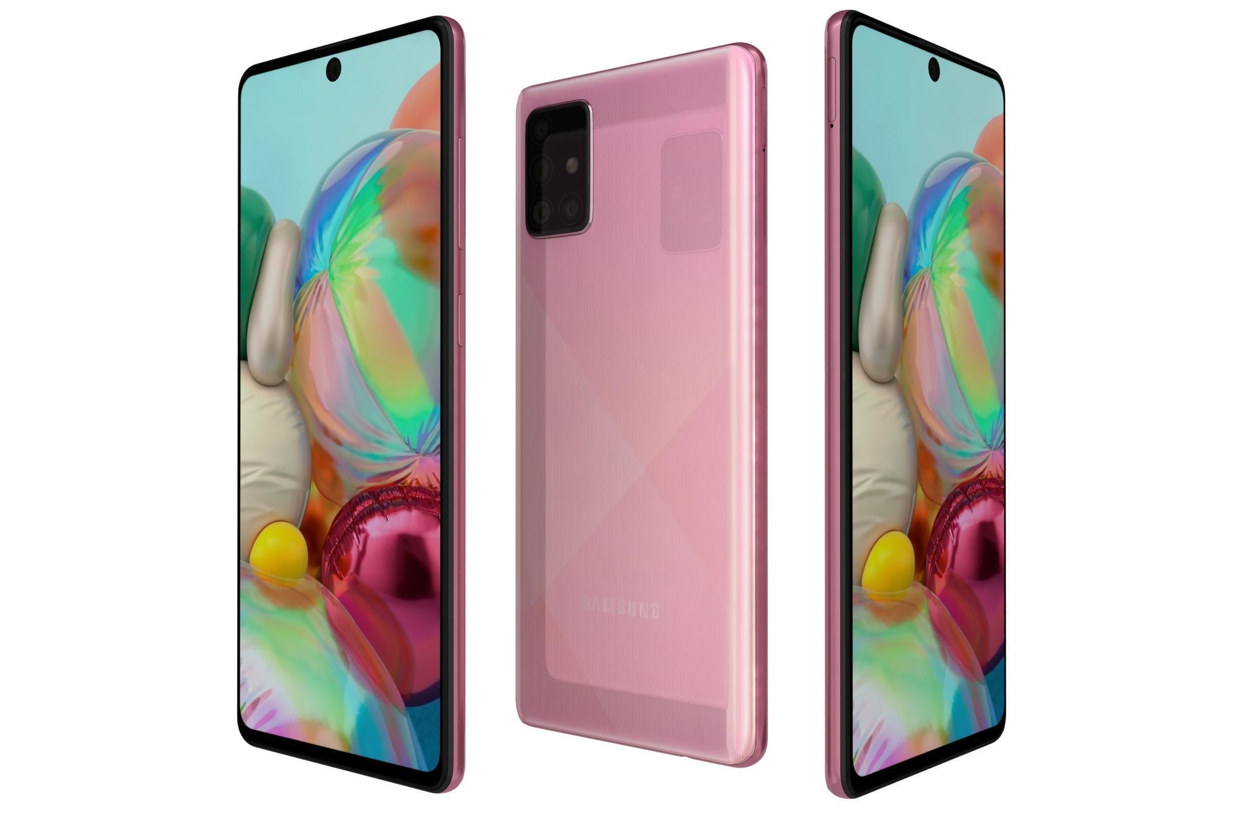 Samsung Galaxy A71 All Colors 3D model_15