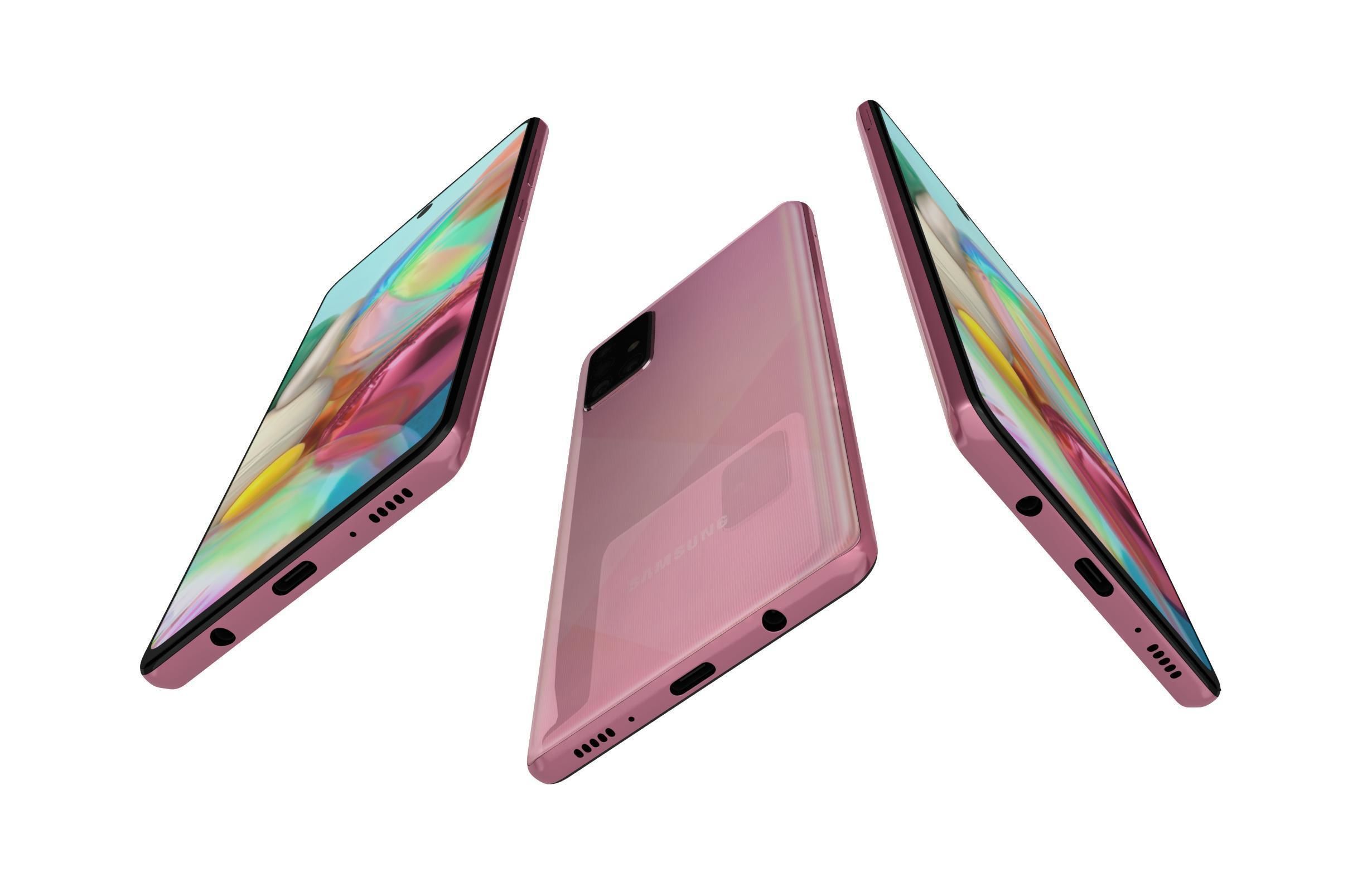 Samsung Galaxy A71 All Colors 3D model_18