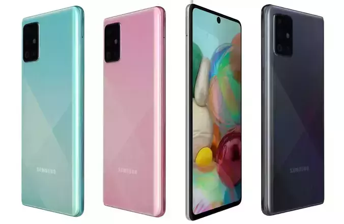 Samsung Galaxy A71 All Colors 3D model