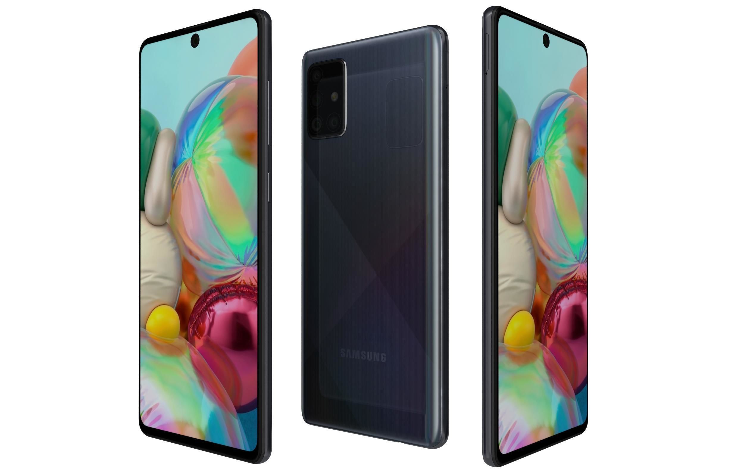 Samsung Galaxy A71 All Colors 3D model_8