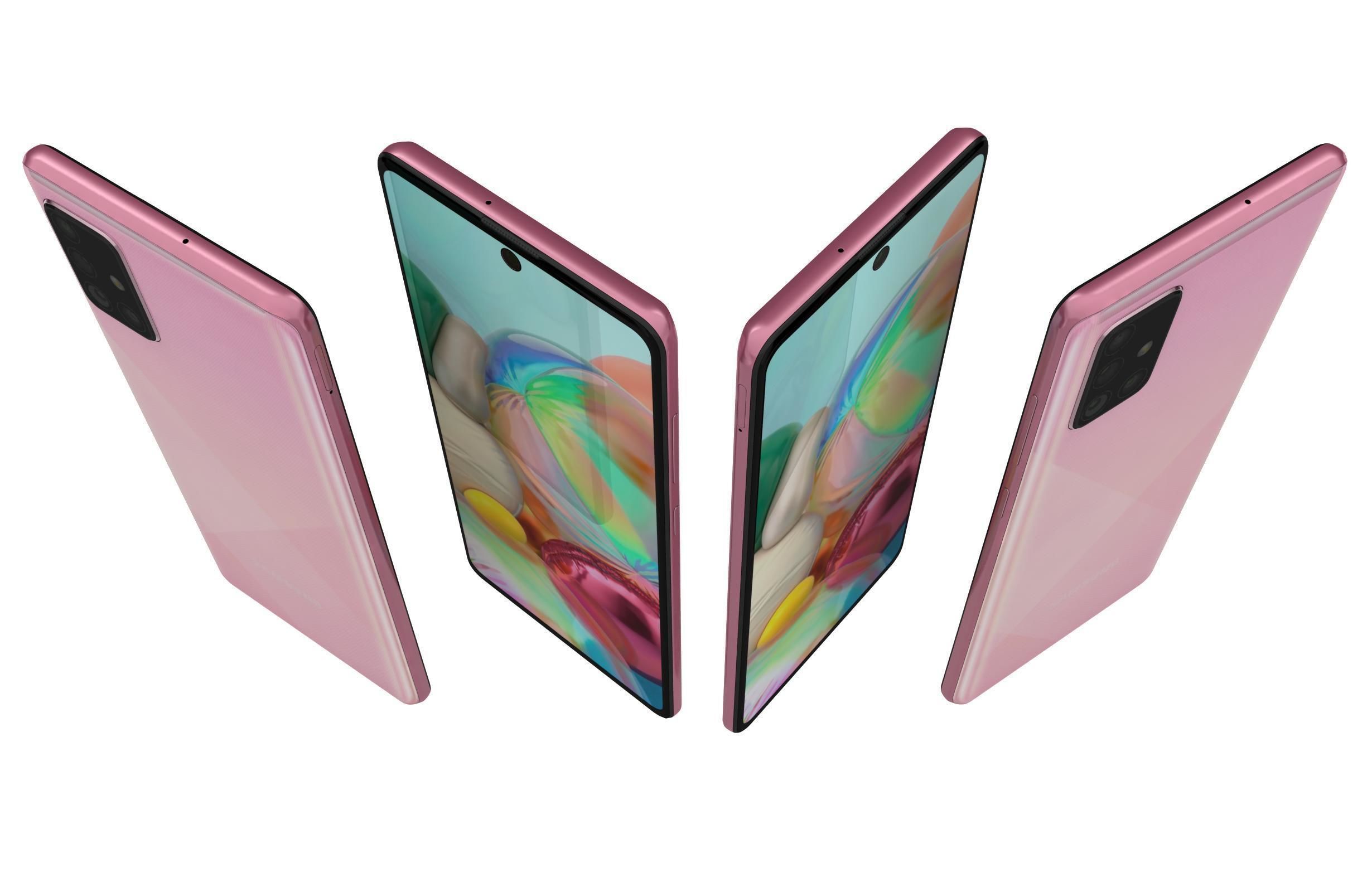 Samsung Galaxy A71 All Colors 3D model_17