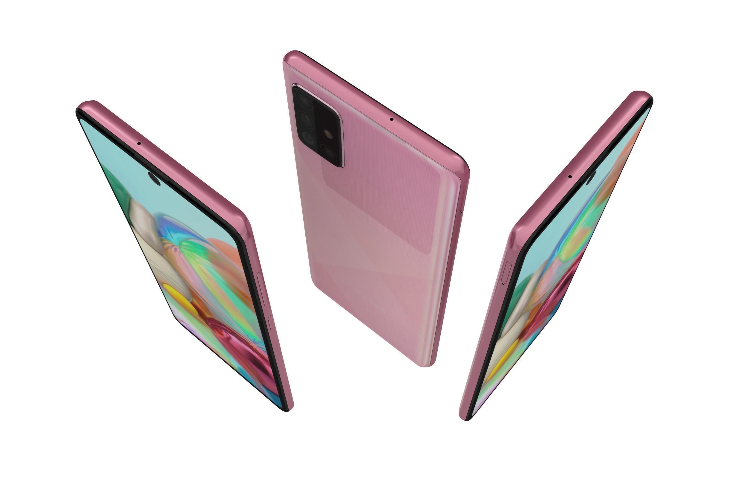 Samsung Galaxy A71 All Colors 3D model_16