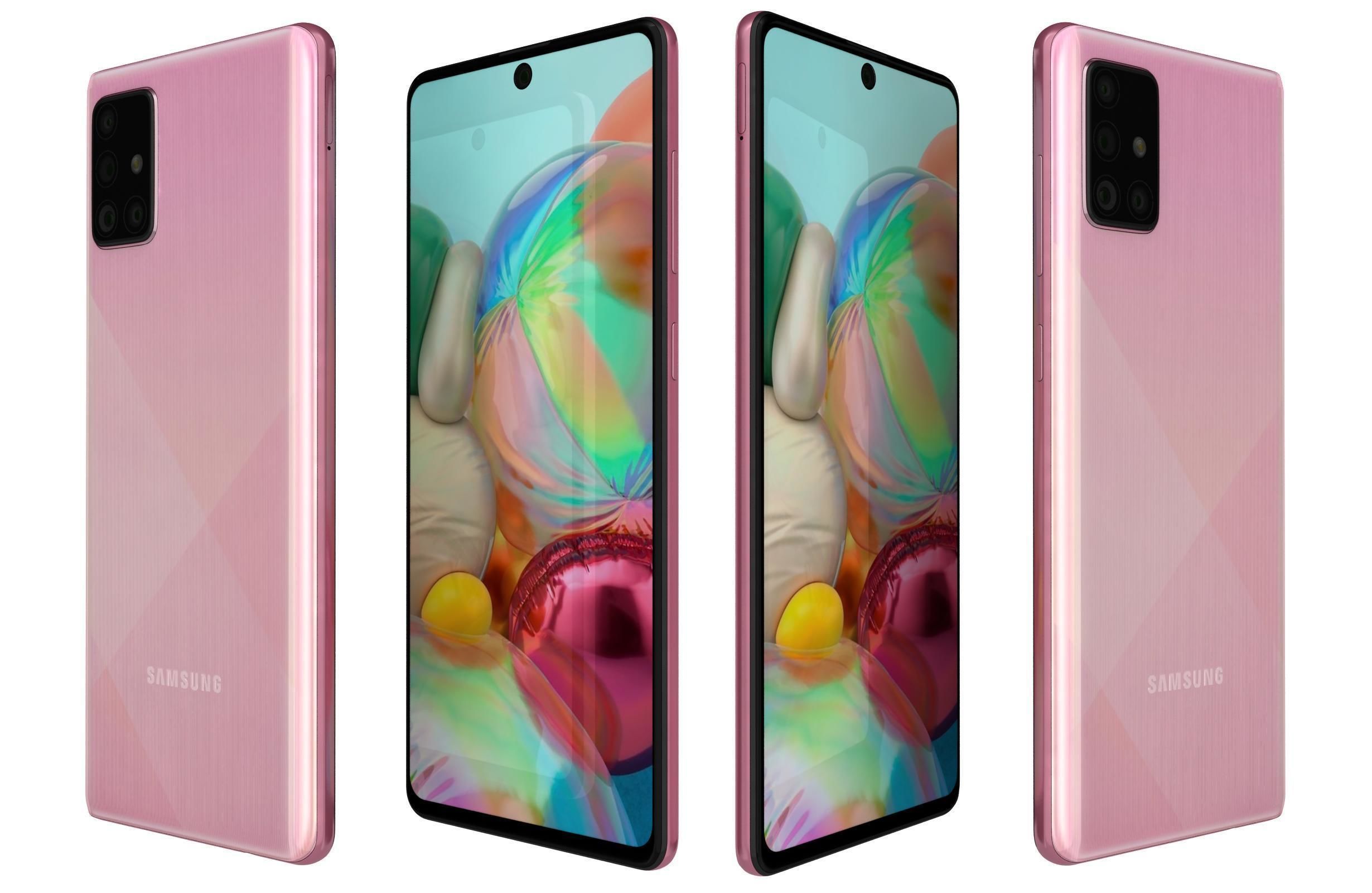 Samsung Galaxy A71 All Colors 3D model_12