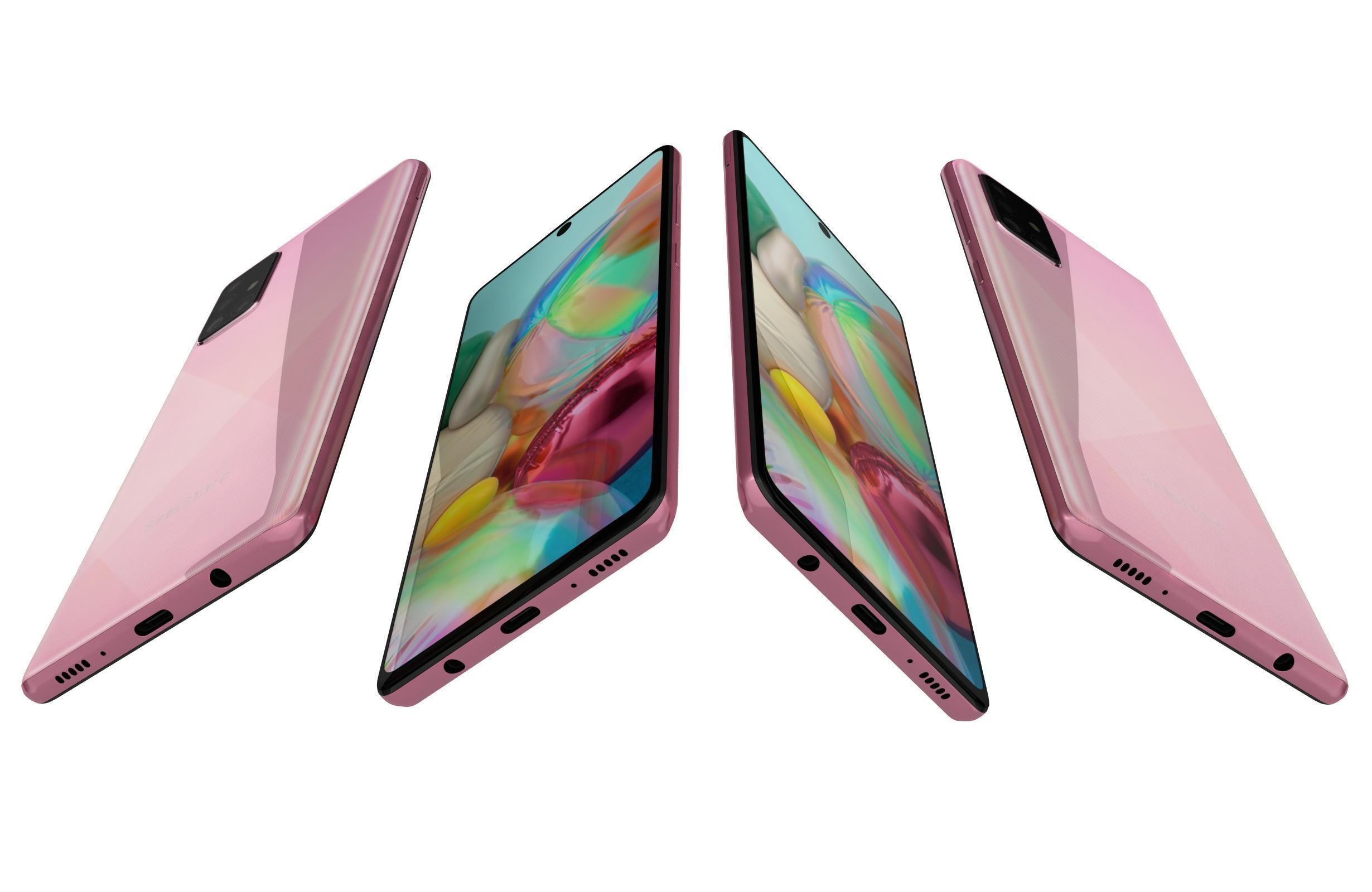 Samsung Galaxy A71 All Colors 3D model_19