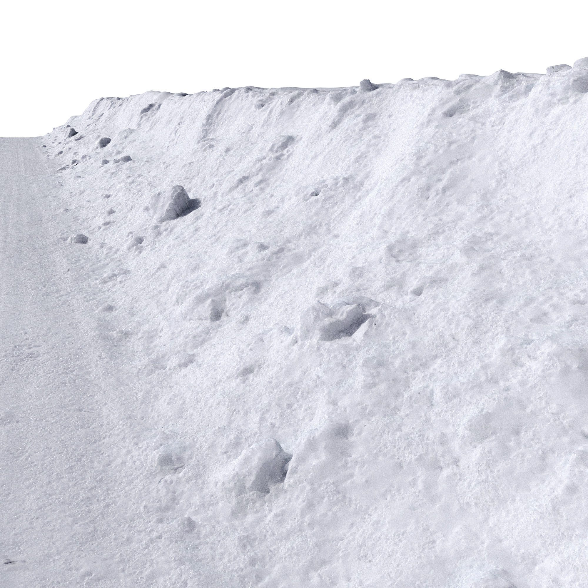Snow Road 3D model_4