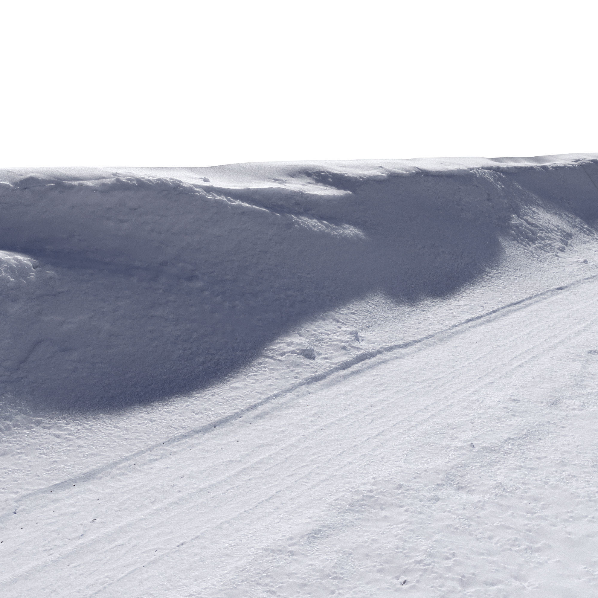 Snow Road 3D model_3