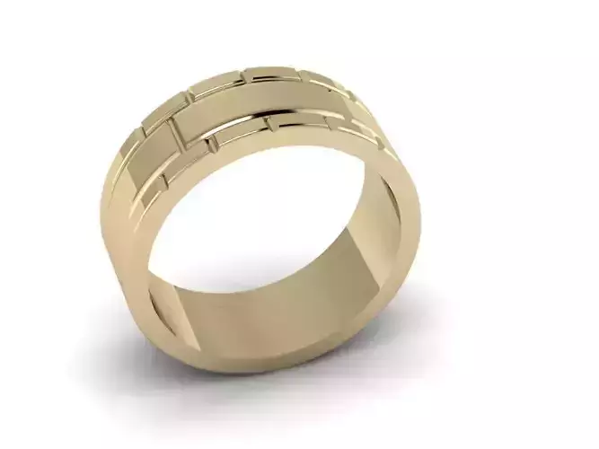 Men Jewerly Ring 009 3D print model