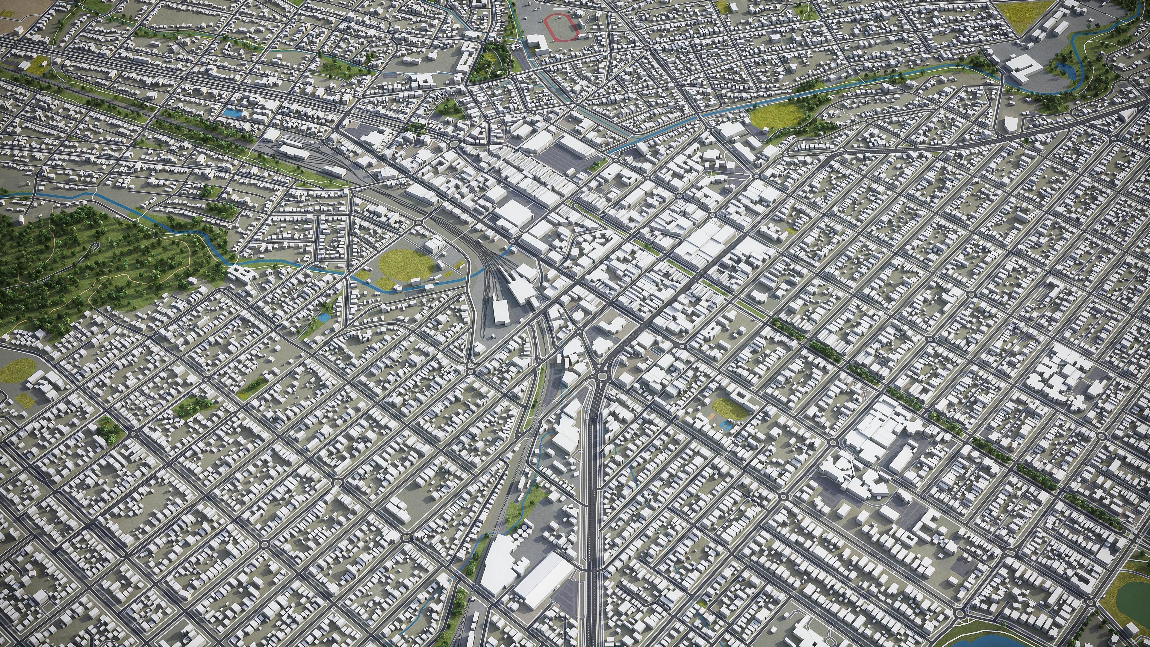 Ballarat  Low-poly 3D model_4