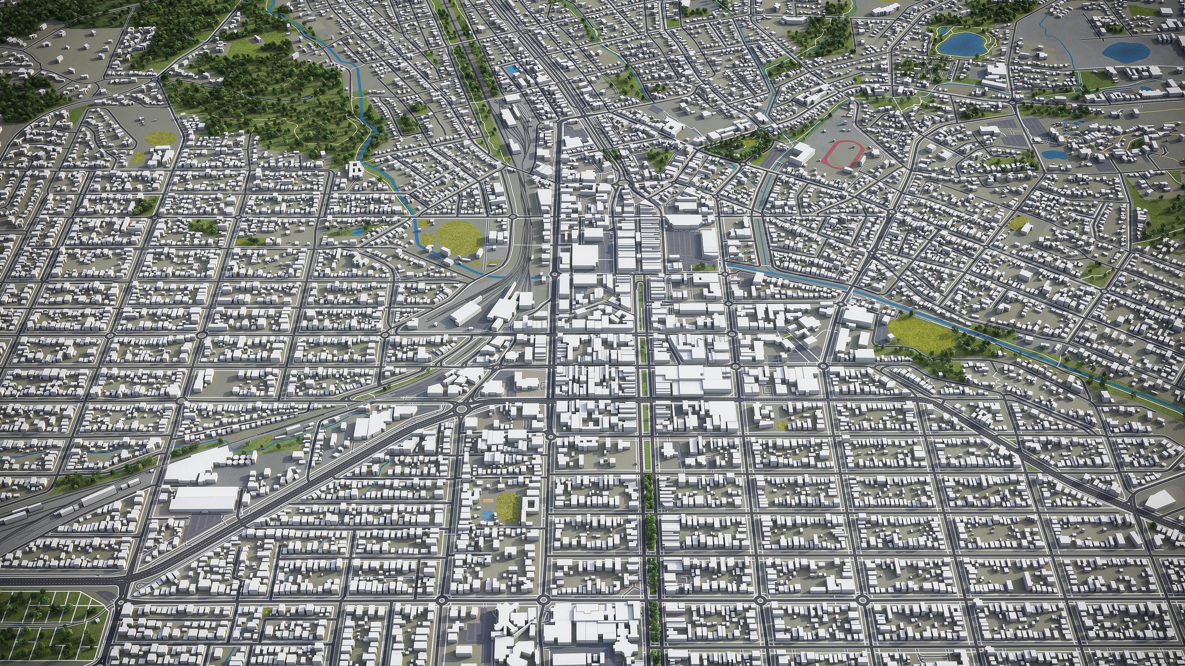 Ballarat  Low-poly 3D model_3