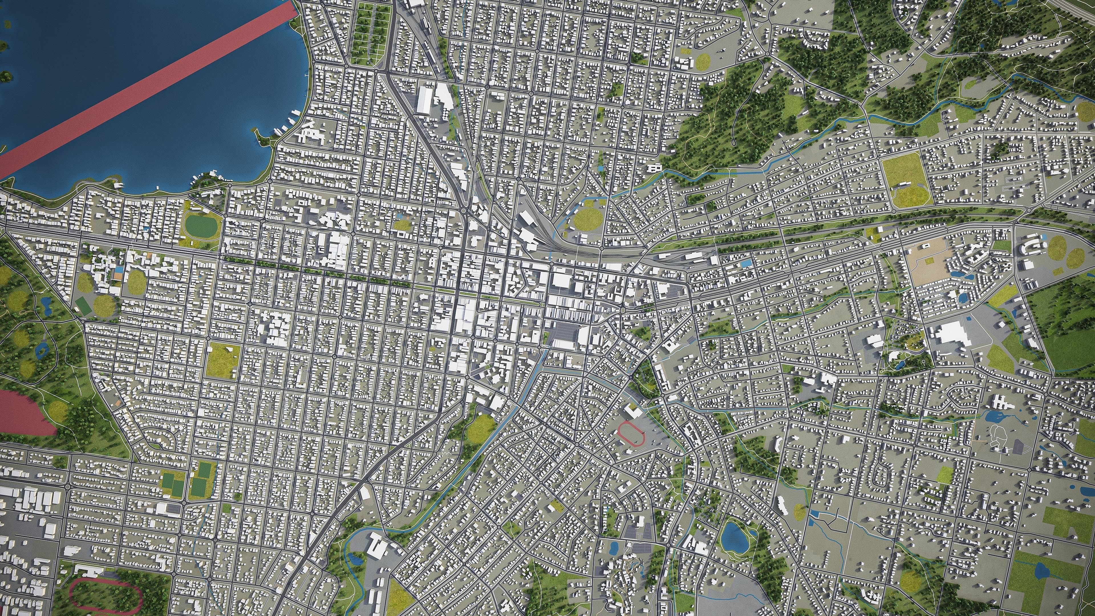 Ballarat  Low-poly 3D model_10