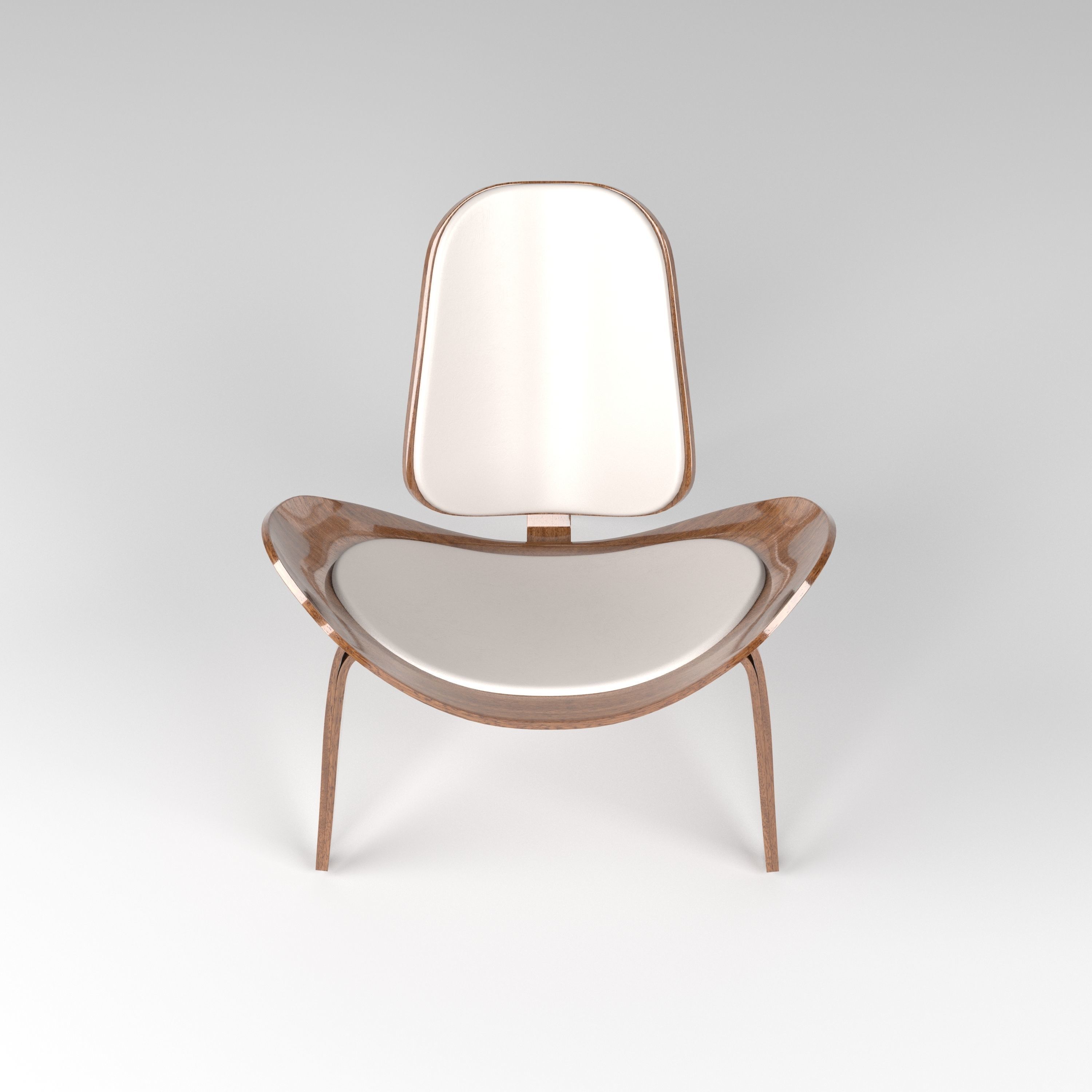  Hans Wegner chair 3D model_7