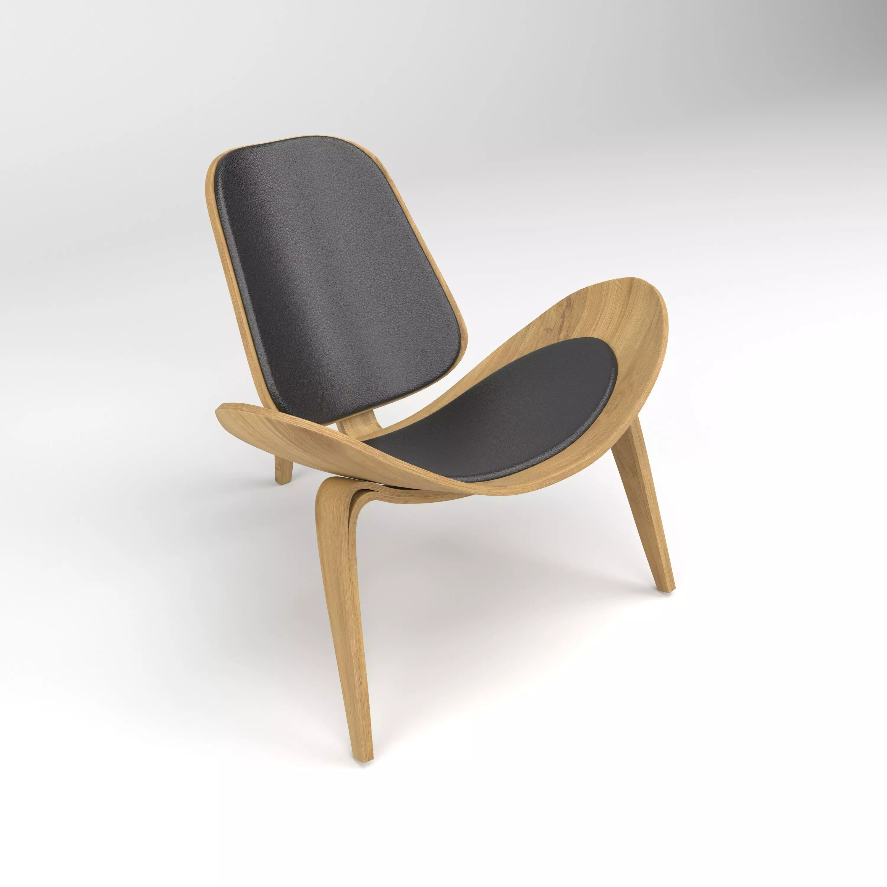  Hans Wegner chair 3D model_0
