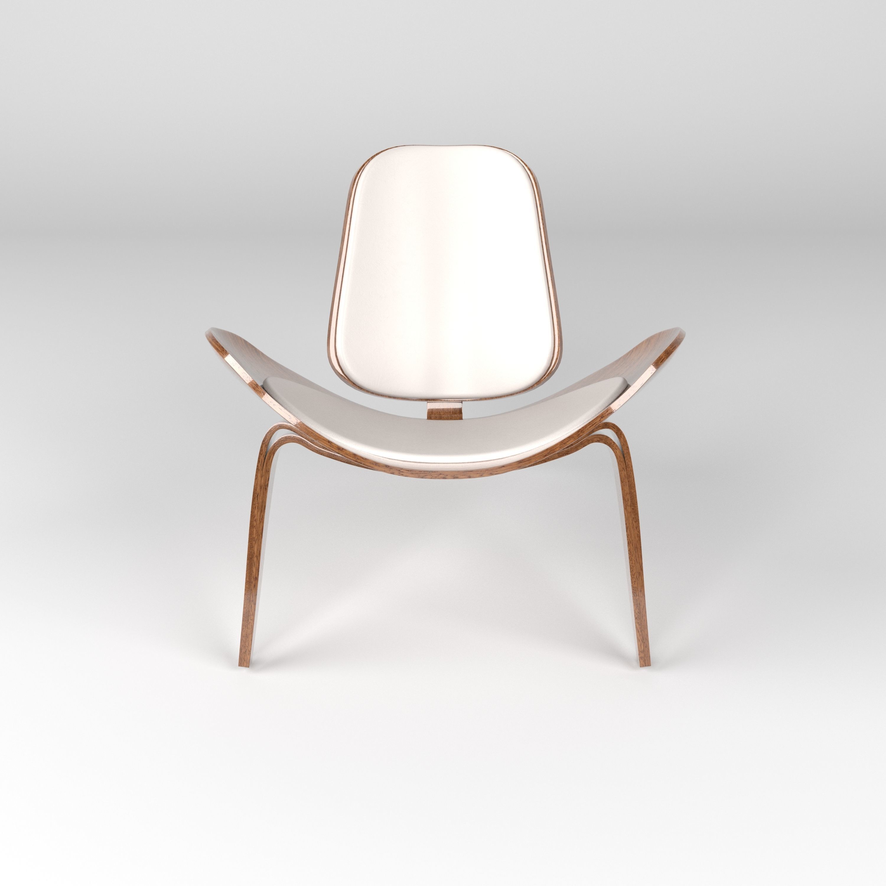  Hans Wegner chair 3D model_6