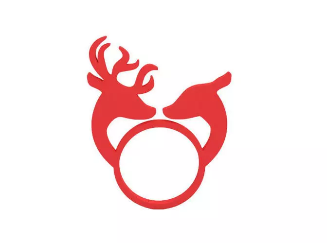 Napkin ring 3D print model