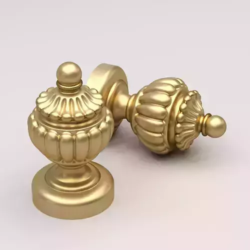 Carved Finial 3D model