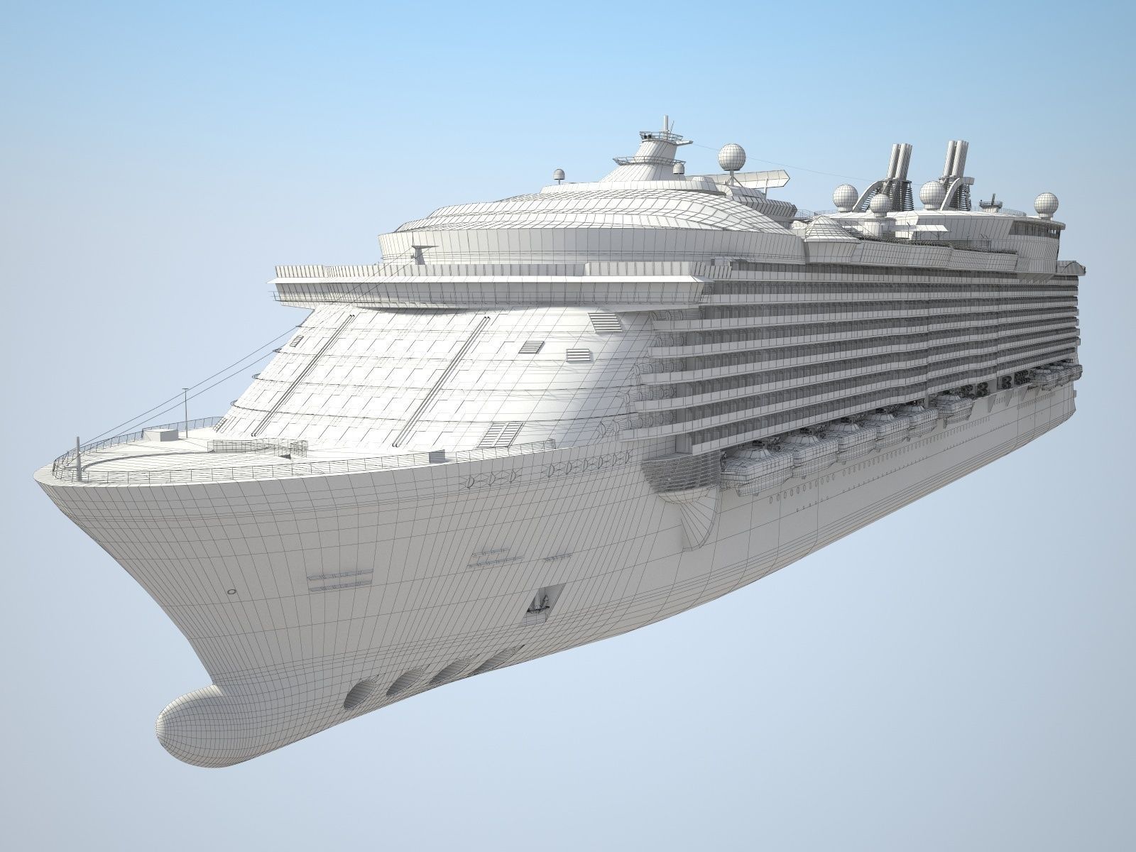 Oasis of the Seas Cruise Ship 3D model_13